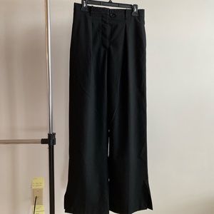 ZARA Straight Cut Pants with Slits (S)